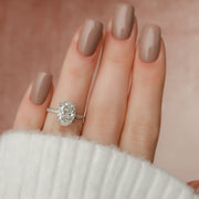 Classic Oval Cut Bridal Ring